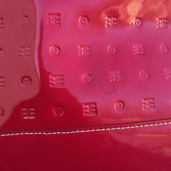 Arcadia, large patent leather red tote - Picture 5 of 10